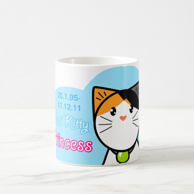 Niedliche Kawaii Katzen-Tasse "Ozzi Kaffeetasse (Mittel)