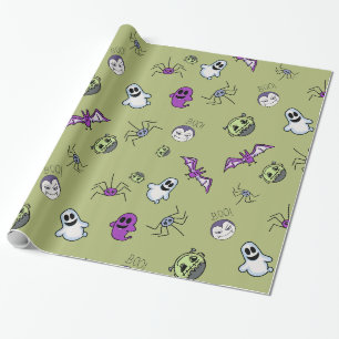 Niedliche Kawaii-Monster Geschenkpapier