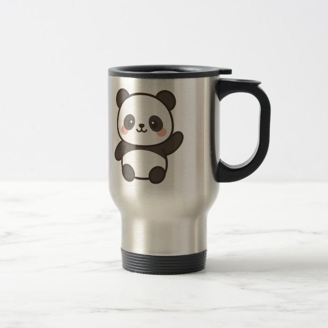Niedliche Kawaii Panda Tasse 🐼 ☕ (Rechts)