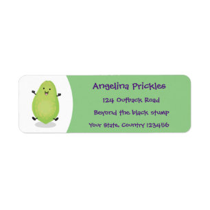 Niedliche Kawaii Papaya Pw Pfow Cartoon-Abbildung