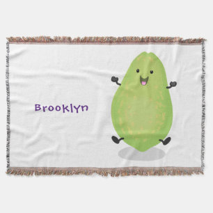 Niedliche Kawaii Papaya Pw Pfow Cartoon-Abbildung Decke