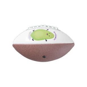 Niedliche Kawaii Papaya Pw Pfow Cartoon-Abbildung Football