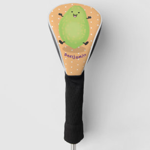 Niedliche Kawaii Papaya Pw Pfow Cartoon-Abbildung Golf Headcover