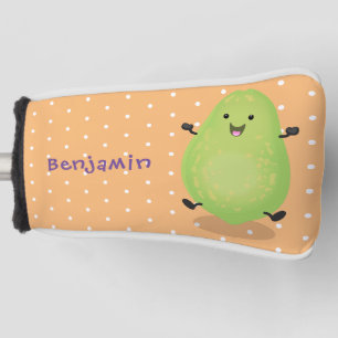 Niedliche Kawaii Papaya Pw Pfow Cartoon-Abbildung Golf Headcover