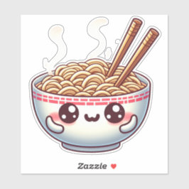 niedliche Kawaii Pasta Aufkleber