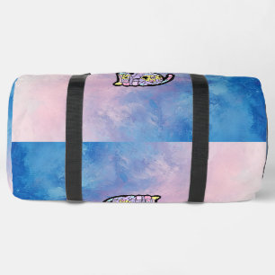 Niedliche Kawaii Pastel Goth Patchwork Gotische Cr Duffle Bag