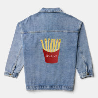 Niedliche Kawaii Pommes Fastfood Cartoon Illustrat