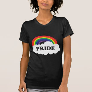 Niedliche Kawaii Rainbow Pride Cloud T-Shirt