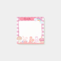 Niedliche Kawaii Rosa Buchstaben Personalisiertes