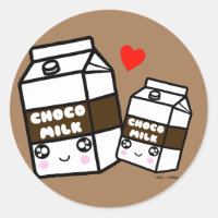 Niedliche Kawaii Schokolade Milch Feinschmecker BE