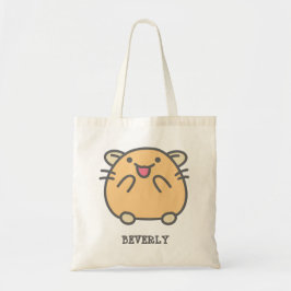 Niedliche Kawaii Style Cartoon Hamsters Personalis Tragetasche