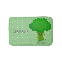 Niedliche Kawaii tanzende Broccoli Cartoon-Abbildu