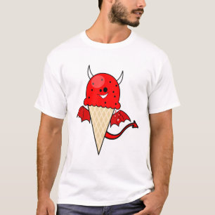 niedliche Kawaii-Tüte aus Eis mit Flügeln T-Shirt