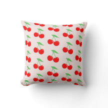 Niedliche Kids Cherry Muster mit hellrosa Hintergr
