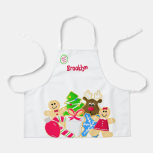Niedliche Kids Holiday Cookies Schürze