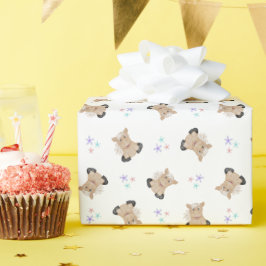 Niedliche Kids Horse Barnyard Landtiere Geschenkpapier
