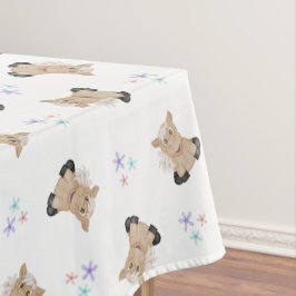 Niedliche Kids Horse Barnyard Landtiere Tischdecke
