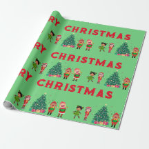 NIEDLICHE KIDS NUR KRISTMAS WRAPPING PAPIER