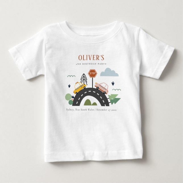 Niedliche Kids - Stadtautos für alle Altersgruppen Baby T-shirt (Vorderseite)