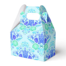 Niedliche Kids Tropical Blue Ocean Sea Turtle