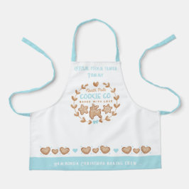 Niedliche Kids'Cookie Backname Weihnachtsnacht Sch Schürze