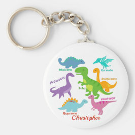 Niedliche Kinder Dinosauriernamen Schlüsselanhänger