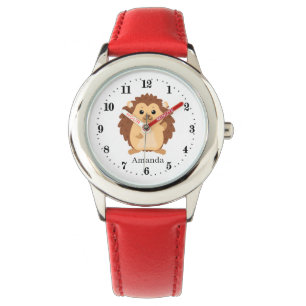 niedliche Kinder Igel Liebhaber hinzufügen Namen u Armbanduhr
