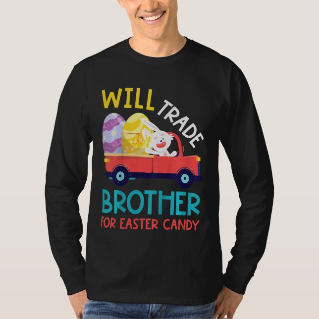 Niedliche Kinder werden Brother T-Shirt Osterkandy (Vorderseite)