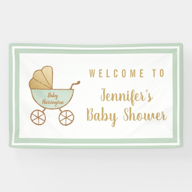 Niedliche Kinderdusche Banner (Horizontal)