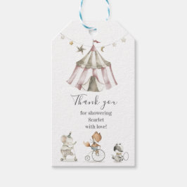Niedliche Kinderdusche von Circus Animals Geschenkanhänger
