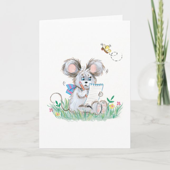 Niedliche Kindergeburtstag Card Karte (Vorderseite)