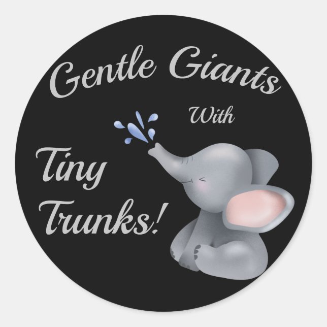 "Niedliche Kinderkleber Runder Aufkleber (Vorderseite)