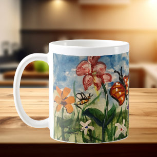 Niedliche Kinderkunst Kaffeetasse
