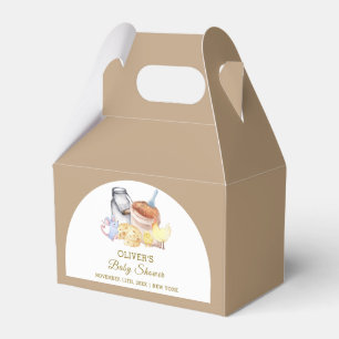 Niedliche Kindermäuse-Kinderdusche in der Landwirt Geschenkschachtel