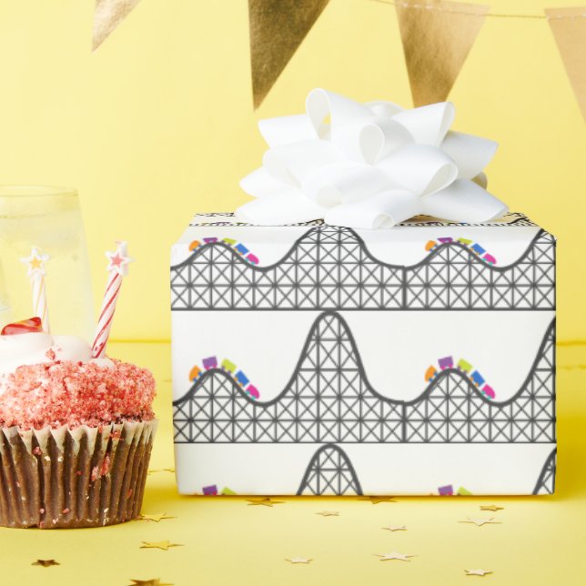 Niedliche Kinderrollen Untersetzer Muster Party Pa Geschenkpapier (Geburtstagsparty)