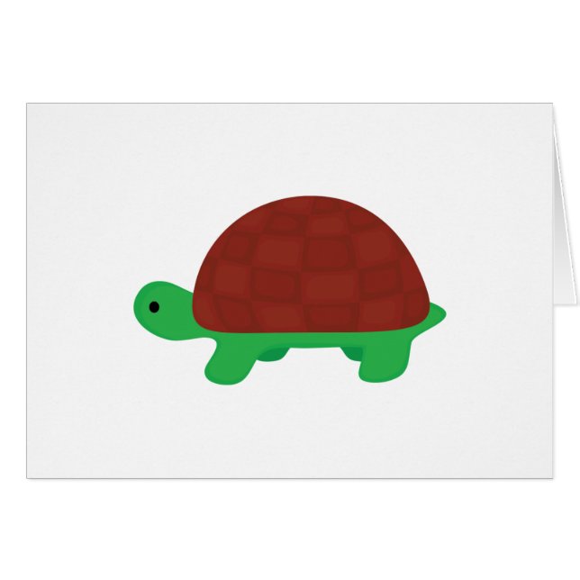 niedliche Kinderschildkröte (Vorderseite (Horizontal))