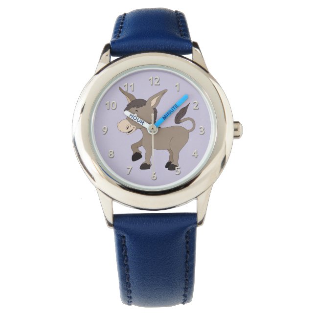 Niedliche Kinderuhren von Donkey Armbanduhr (Vorderseite)