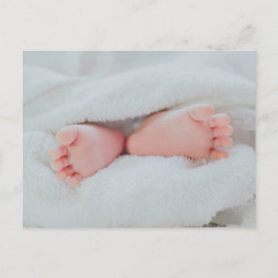 Niedliche Kinderzehen und Füße Postkarte