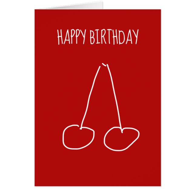 Niedliche Kirsche, einfach minimalistisch (Vorne)