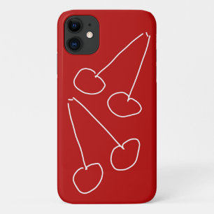 Niedliche Kirsche, einfach minimalistisch Case-Mate iPhone Hülle