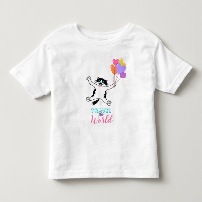 Niedliche Kitesurfen auf der Welt Kleinkind T-shirt (Vorderseite)