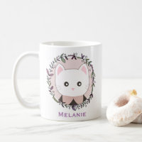 Niedliche Kitte Gerahmt von Blume Personalisiert