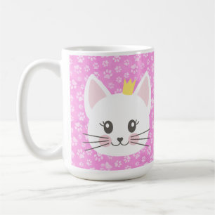 NIEDLICHE KITTKETTENKETTE MIT ZAHLEN KAFFEETASSE
