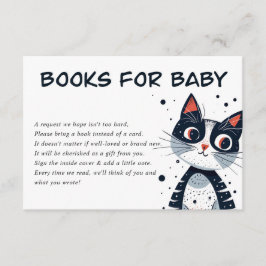 Niedliche Kitty Cat Babyduschkarte Begleitkarte