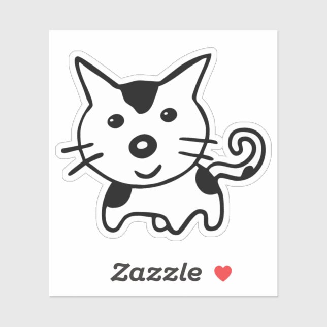 NIEDLICHE KITTY CAT Custom Stickers Aufkleber (Blatt)