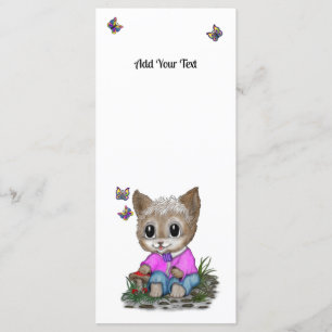 Niedliche Kitty Cat und Butterfly Programm