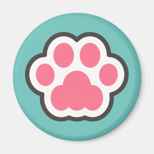 Niedliche Kitty Illustration Magnet