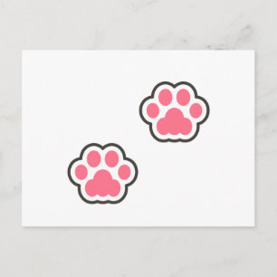 Niedliche Kitty Illustration Postkarte