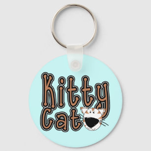 Niedliche Kitty-Katzen-T-Shirts und Geschenke Schlüsselanhänger