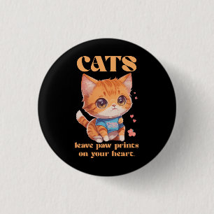 niedliche Kitty-Liebe Button